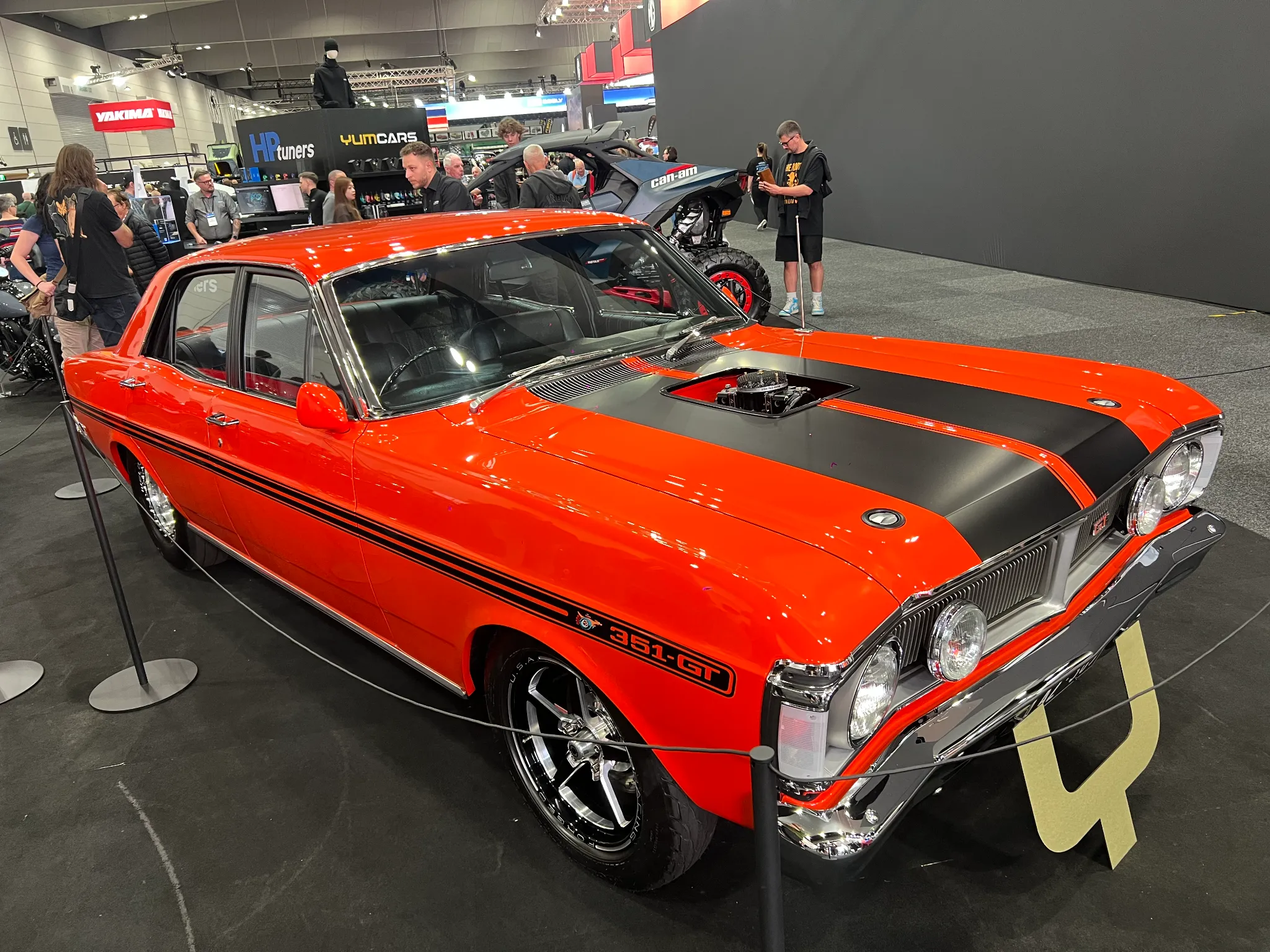 Orange Ford 351 GT at Melbourne Motor Show 2026