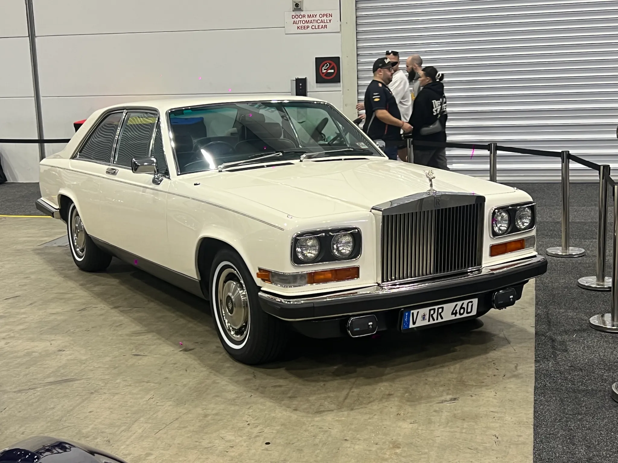 White Rolls-Royce at Melbourne Motor Show 2026
