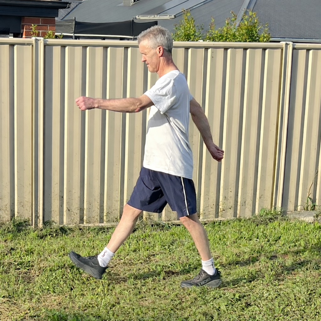 Another view of the short morning walk outdoors